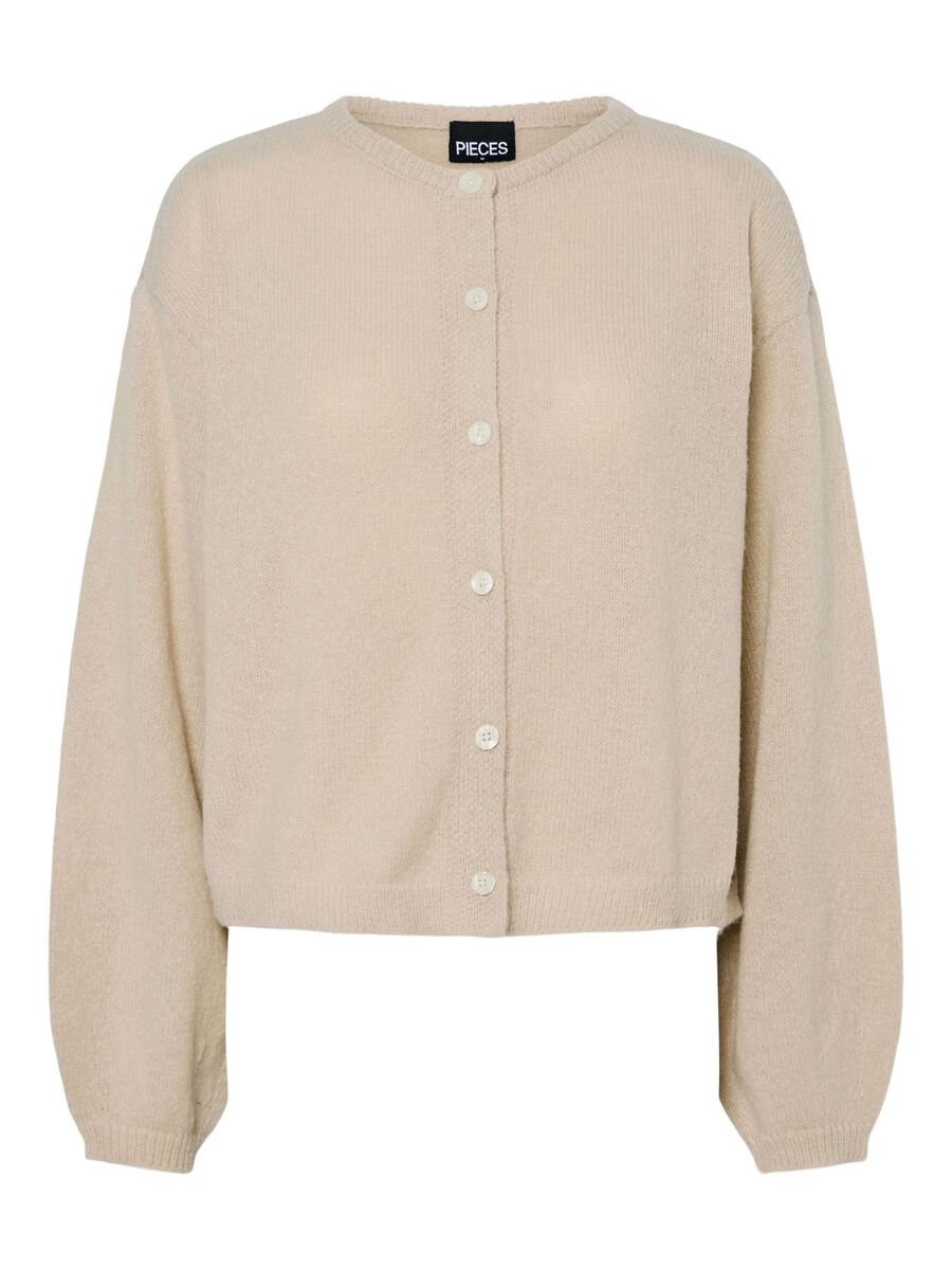 Pieces PCIDA KNITTED CARDIGAN, Silver Gray, highres - 17157589_SilverGray_1182161_001.jpg