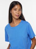Pieces T-SHIRT CROPPED, French Blue, highres - 17146319_FrenchBlue_006.jpg