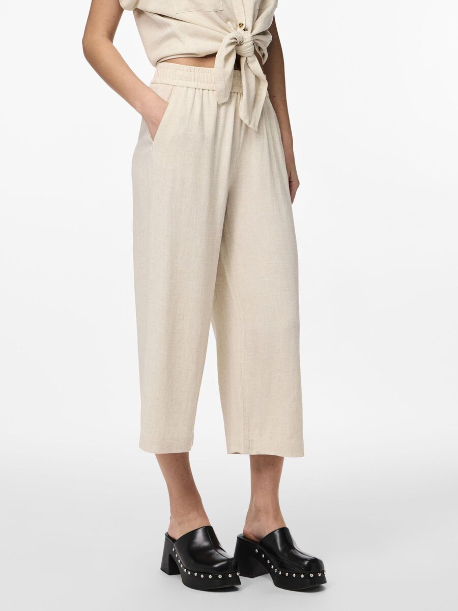 Pieces PCVINSTY CULOTTES, Oatmeal, highres - 17124361_Oatmeal_003.jpg