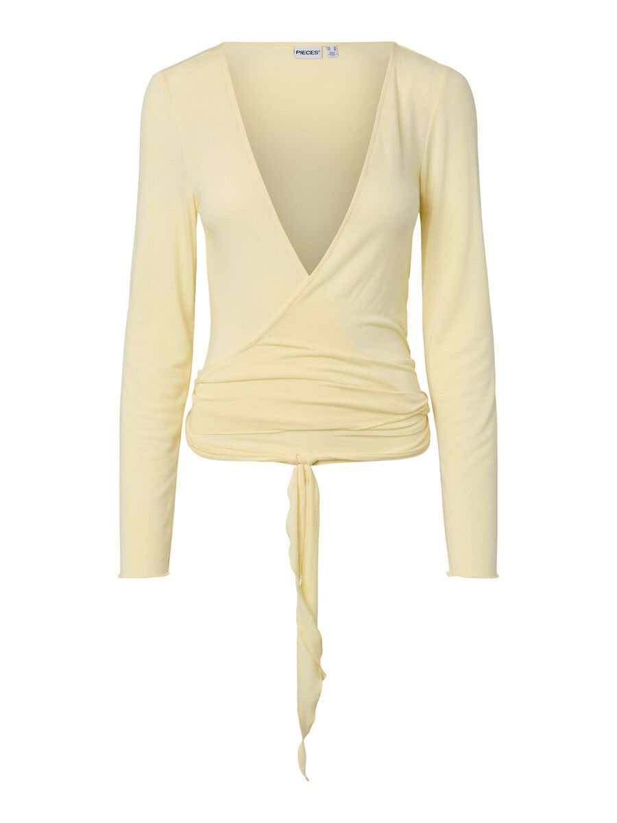 Carousel image - PCROYA WRAP TOP, French Vanilla | 5