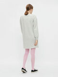 Pieces SWEAT KORT KJOLE, Light Grey Melange, highres - 17116917_LightGreyMelange_004.jpg