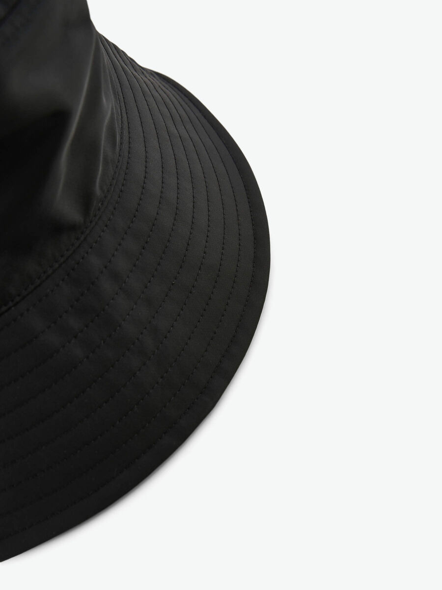 Pieces COLOURED BUCKET HAT, Black, highres - 17102037_Black_006.jpg