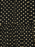 Pieces POLKADOT SHORTSLEEVE JURK, Black, highres - 17109715_Black_811374_007.jpg