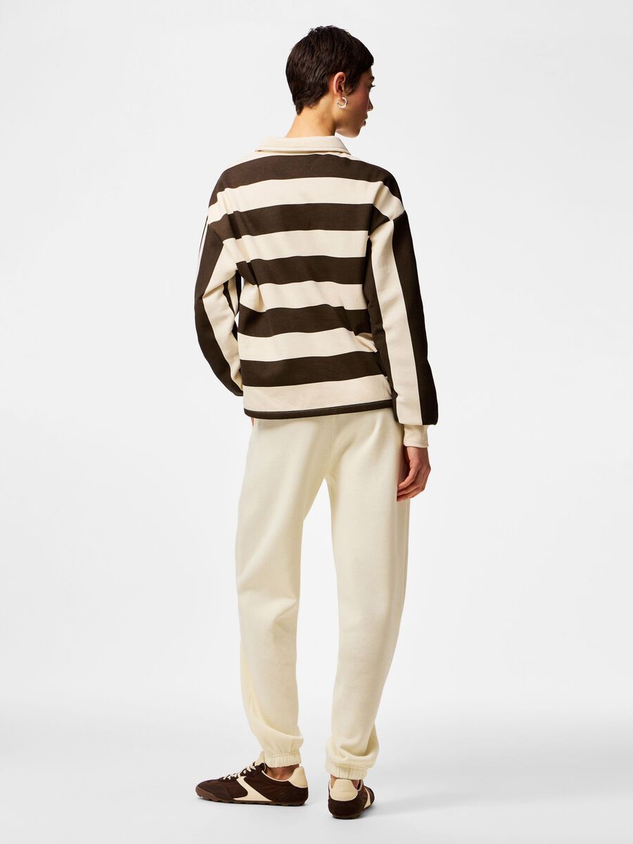 Product carousel image - PCCHILLI JOGGING EN MOLLETON, White Pepper | 2