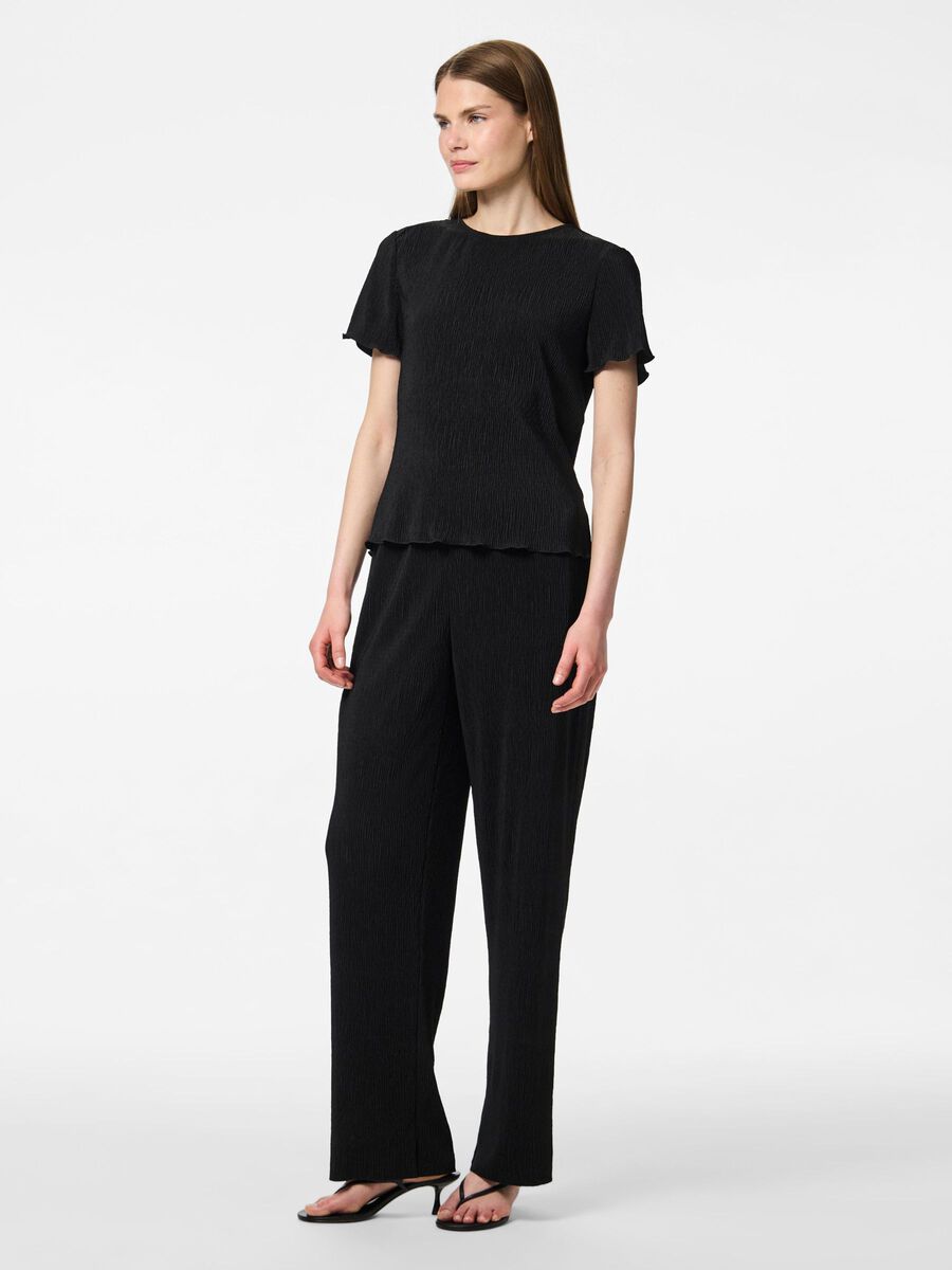 Carousel image - PCFLORA T-SHIRT, Black | 5