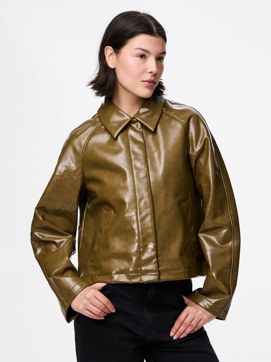 Product carousel image - PCMERRY JACKET, Military Olive | 1
