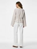 Product image thumbnail - PCARMORINE EMBRODERI BLOUSE, Silver Lining | 2