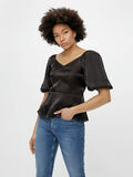 Pieces MANCHES BOUFFANTES TOP, Black, highres - 17108905_Black_003.jpg