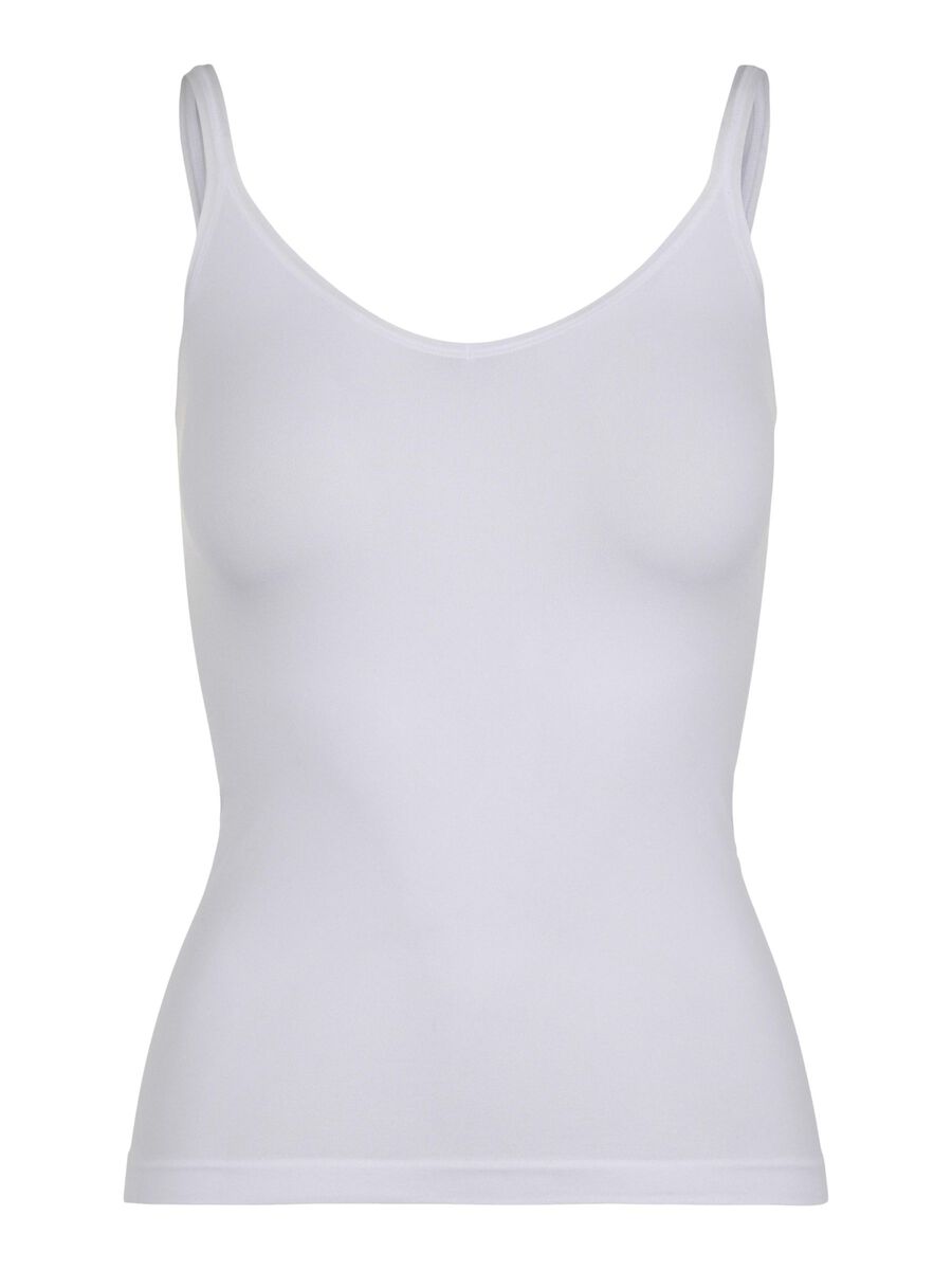 Pieces PCPLAIN  MAILLOT DE CORPS, White, highres - 17043599_White_001.jpg