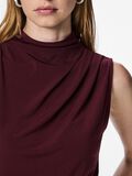 Product image thumbnail - PCMADISON DRAPED  SLEEVELESS TOP, Winetasting | 4
