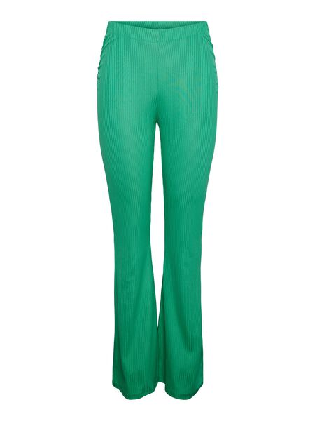 Pieces PCARIANNA FLARED TROUSERS, Simply Green, highres - 17138329_SimplyGreen_001.jpg