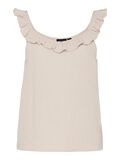 Pieces PCSASTINA MUSSELIN SLEEVELESS TOP, Silver Gray, highres - 17156479_SilverGray_001.jpg