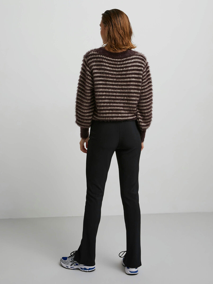 Pieces PCLUNA KNITTED PULLOVER, Chocolate Plum, highres - 17126675_ChocolatePlum_004.jpg