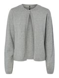 Pieces PCDIMA ONE BUTTON KNITTED CARDIGAN, Medium Grey Melange, highres - 17159719_MediumGreyMelange_001.jpg