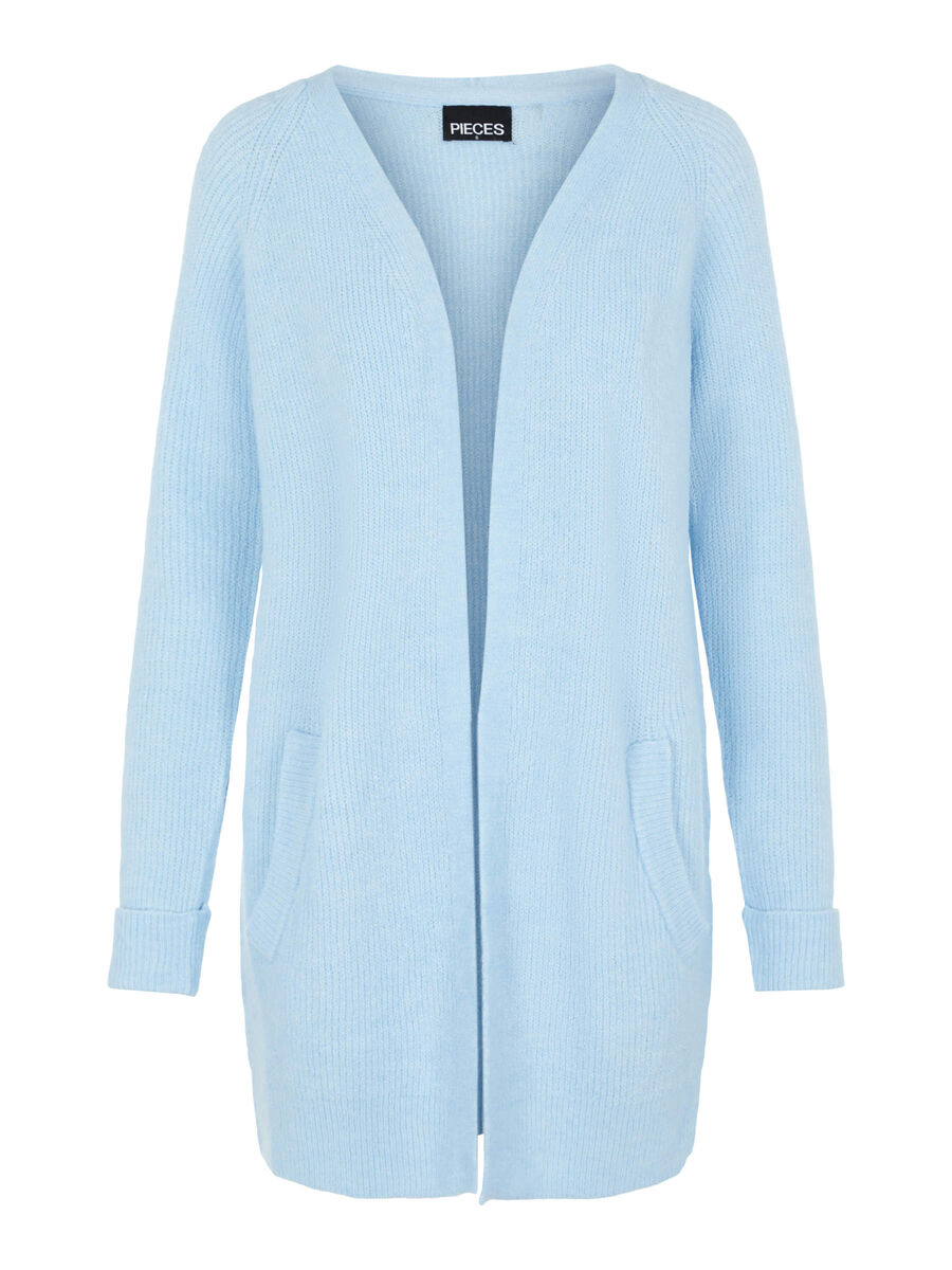 Carousel image - PCELLEN LONGLINE CARDIGAN, Cashmere Blue | 6