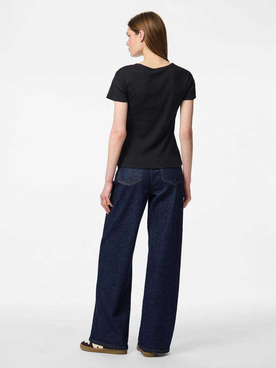 Pieces CAMISETA, Black, highres - 17154483_Black_004.jpg