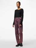 Pieces PCDRIA STRAIGHT FIT JEANS, Tawny Port, highres - 17159633_TawnyPort_1208473_005.jpg