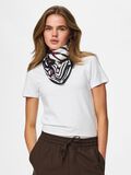 Product image thumbnail - PCAMANDA SQUARE SCARF, Tawny Port | 2