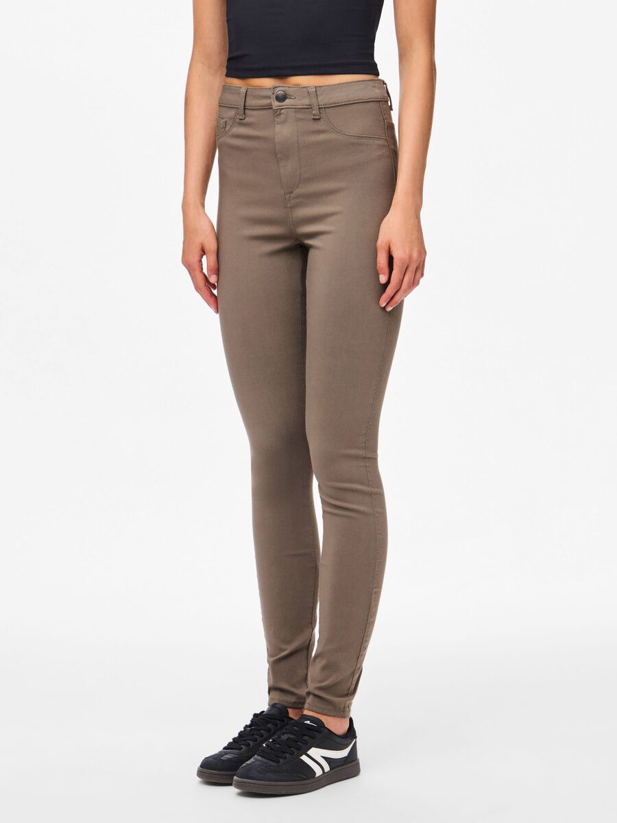 Product carousel image - PCHIGHSKIN HW JEGGINGS, Morel | 1