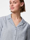 Pieces PCAPIA 2/4 LINEN-BLEND SHIRT, Coronet Blue, highres - 17155305_CoronetBlue_1161536_006.jpg