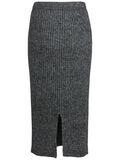 Pieces LONG KNITTED SKIRT, Dark Grey Melange, highres - 17090857_DarkGreyMelange_002.jpg