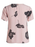 Pieces FLOWER PRINT SHORT SLEEVED TOP, Bridal Rose, highres - 17081340_BridalRose_563842_002.jpg