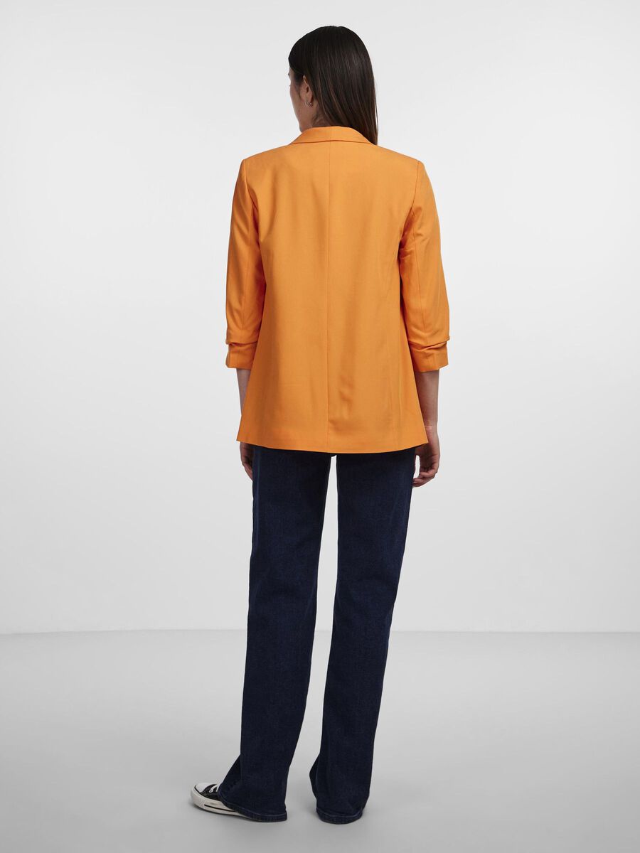 Pieces BOSELLA BLAZER, Persimmon Orange, highres - 17090996_PersimmonOrange_004.jpg