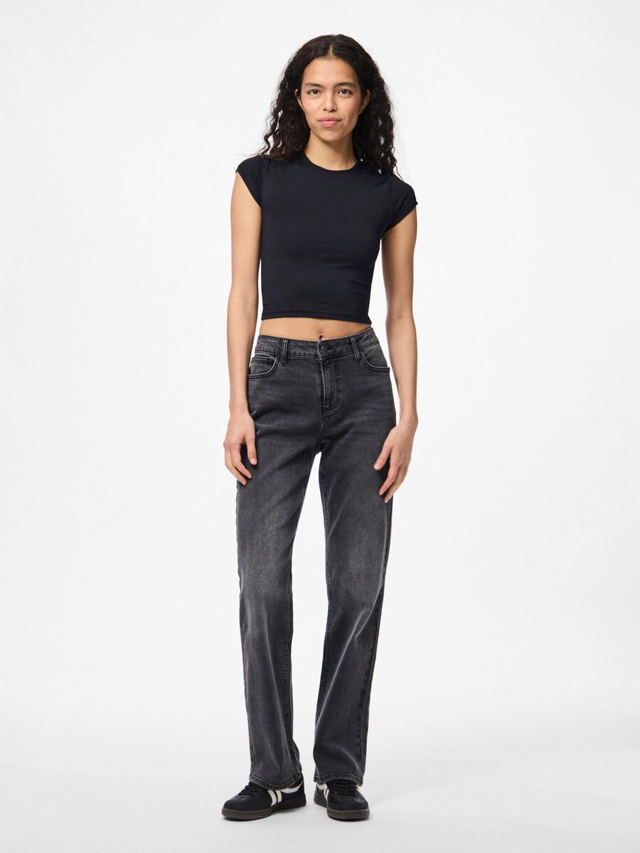Pieces JEANS STRAIGHT FIT, Dark Grey Denim, highres - 17158773_DarkGreyDenim_005.jpg