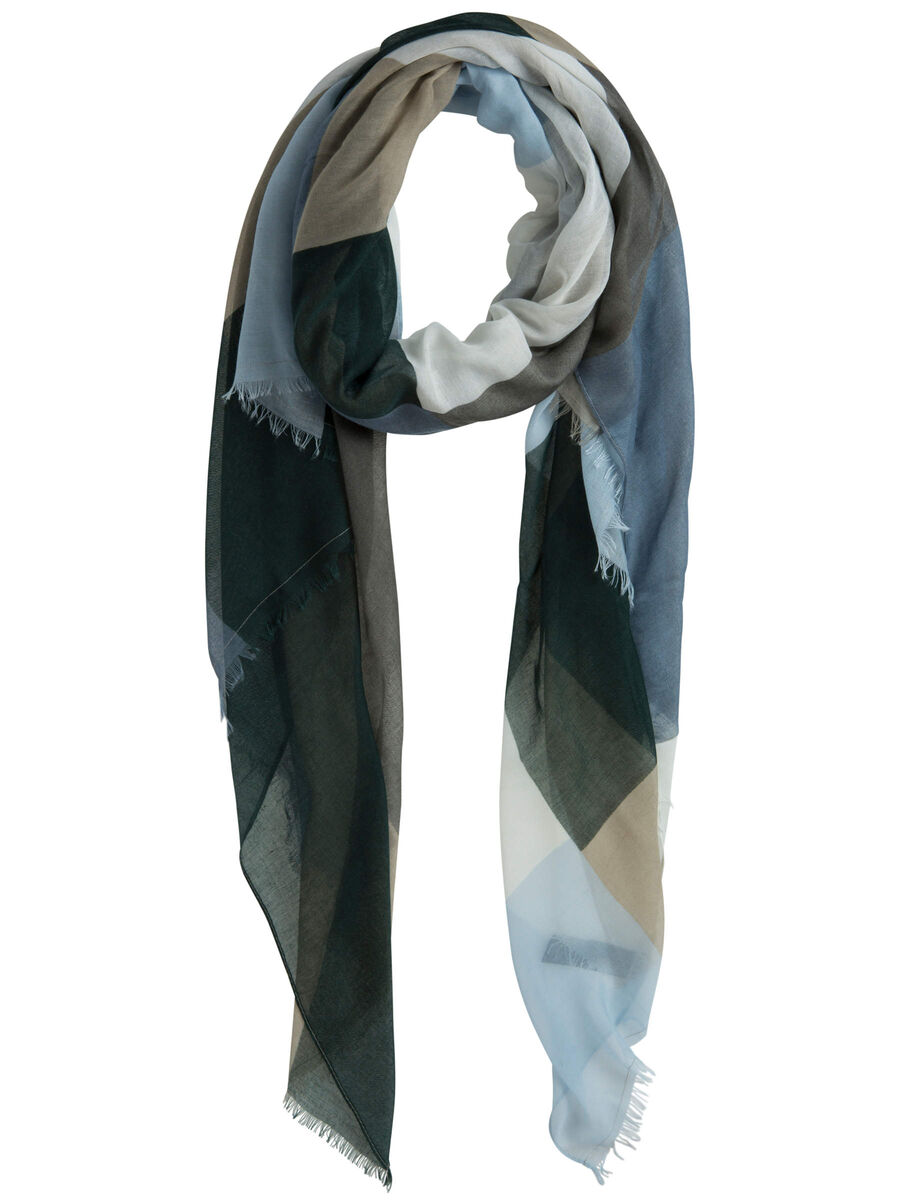 Pieces LONG PATTERNED SCARF, Elephant Skin, highres - 17081006_ElephantSkin_001.jpg