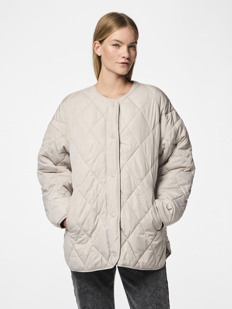 Pieces PCSTELLA VESTE MATELASSÉE, Silver Gray, highres - 17146371_SilverGray_003.jpg
