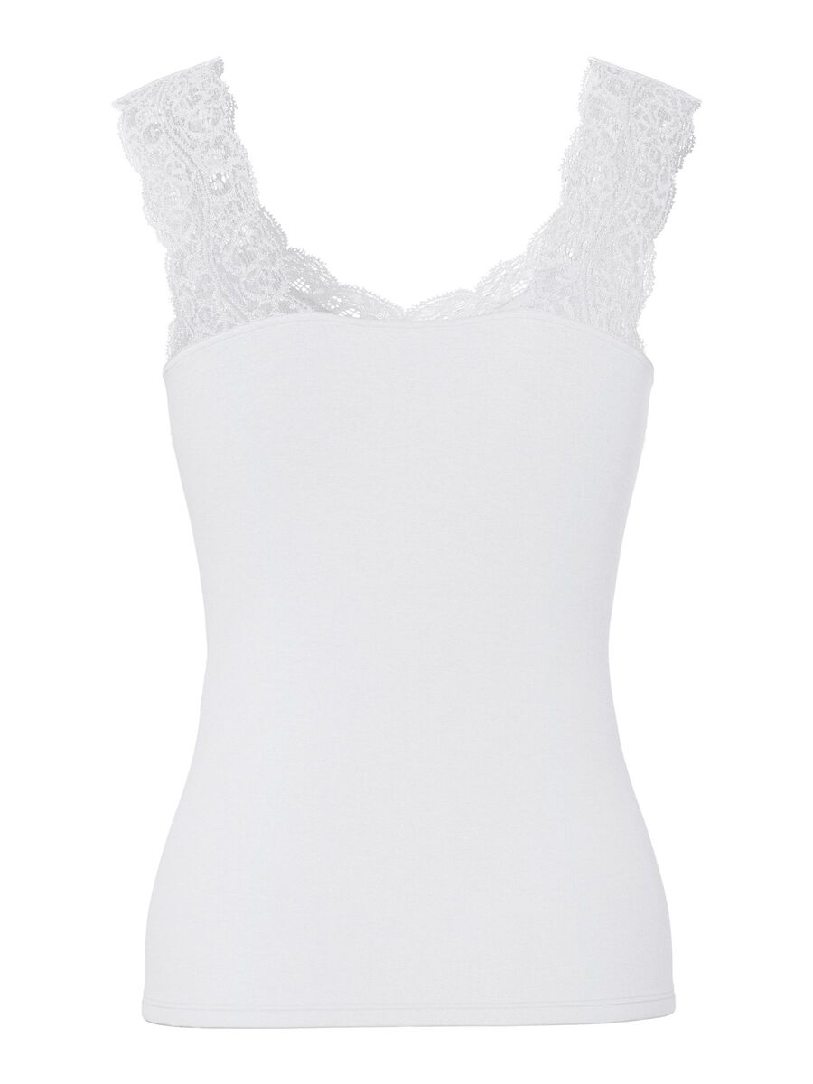 Pieces PCBARBERA LACE TOP, Bright White, highres - 17106017_BrightWhite_002.jpg