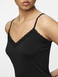 Pieces LACE STRAP TOP, Black, highres - 17087739_Black_006.jpg