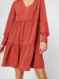Pieces V-NECK SMOCK DRESS, Chili Oil, highres - 17106280_ChiliOil_006.jpg