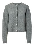 Product image thumbnail - PCSILLY KNITTED CARDIGAN, Medium Grey Melange | 1