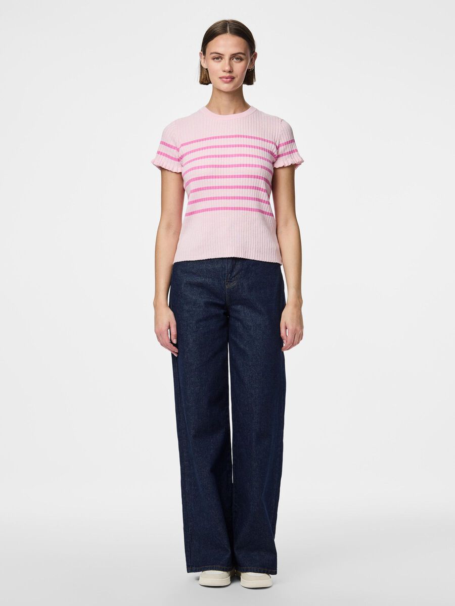 Carousel image - PCFAITH TOP EN MAILLE, Pink-A-Boo | 3