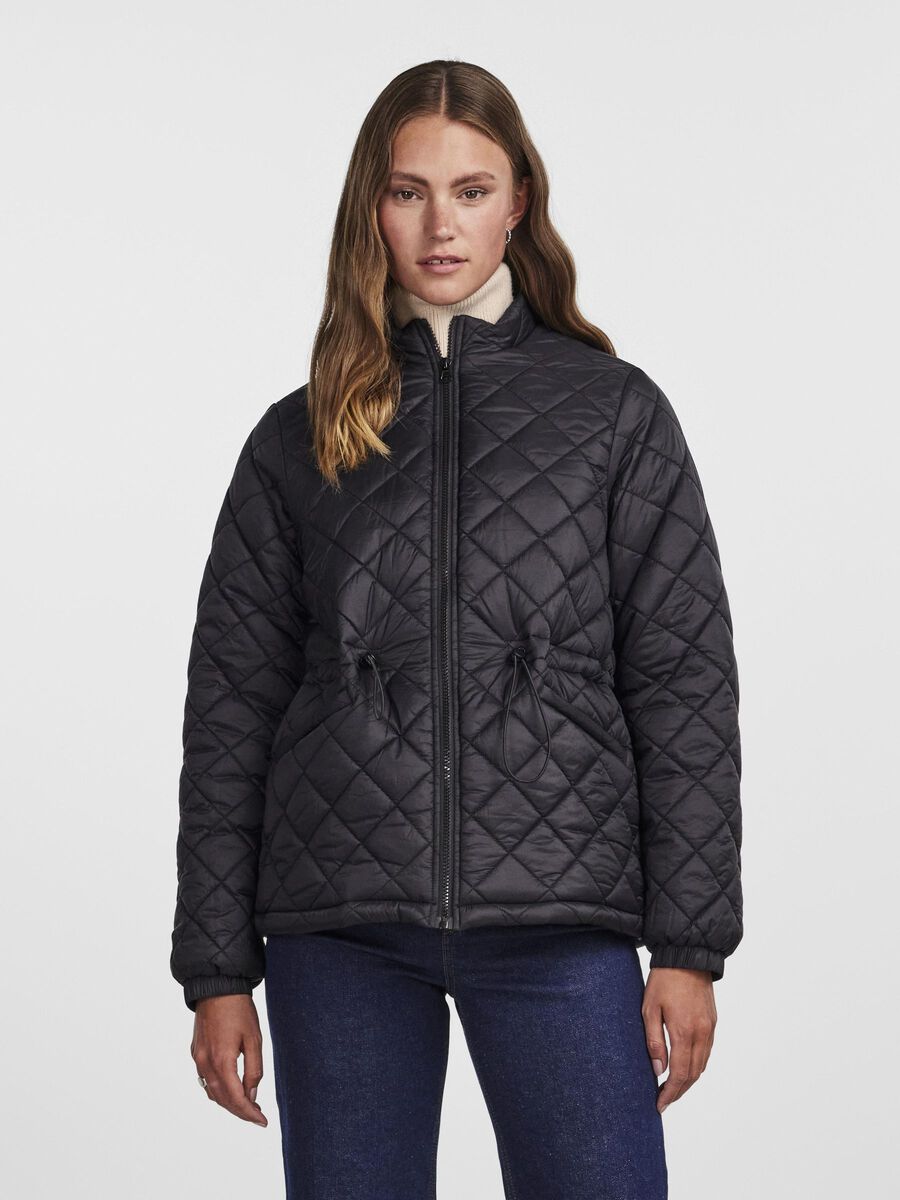 Pieces PCBRIDGET QUILTED JACKET, Black, highres - 17145317_Black_003.jpg