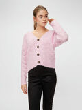 Pieces PATTERN KNITTED CARDIGAN, Pastel Lavender, highres - 17106370_PastelLavender_800167_003.jpg