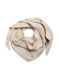 Product image thumbnail - PCKOMMA RIB BIG TRIANGLE  SCARF, Whitecap Gray | 1