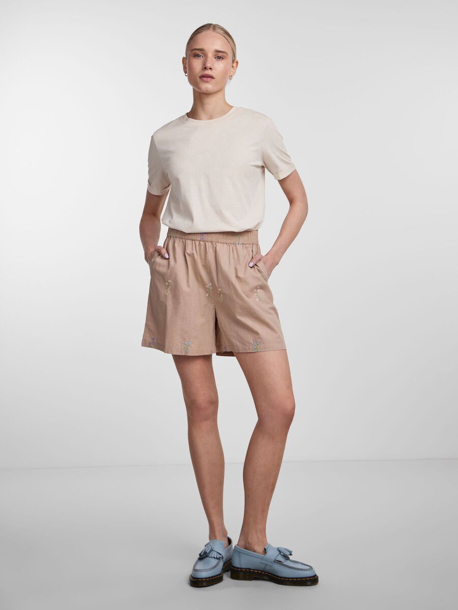 Pieces PCJUNI HIGH WAISTED SHORTS, Nomad, highres - 17145133_Nomad_1072109_005.jpg