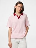 Pieces PCALYSIA - MC OVERSIZE POLO, Pink Tulle, highres - 17161252_PinkTulle_1222121_003.jpg