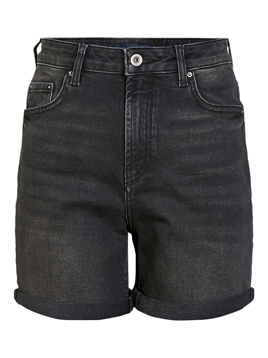 Pieces PCLEAH HW SHORTS, Black, highres - 17101584_Black_001.jpg