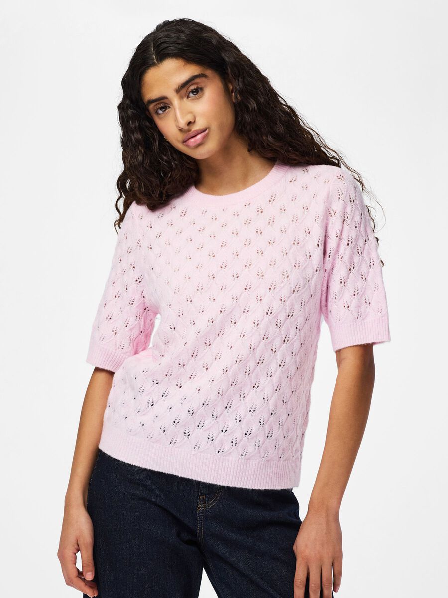 Product carousel image - PCLELOU  KNITTED TOP, Roseate Spoonbill | 1