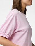 Pieces PCMILJE SHORT SLEEVED TOP, Pink Tulle, highres - 17163762_PinkTulle_006.jpg