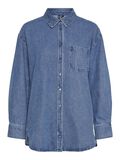 Pieces JEANSOWA KOSZULA, Medium Blue Denim, highres - 17150991_MediumBlueDenim_001.jpg