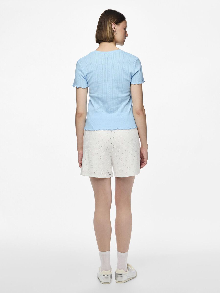 Pieces PCMIMI SHORTS, Bright White, highres - 17145522_BrightWhite_004.jpg