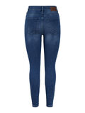 Pieces HIGH WAIST SKINNY FIT JEANS, Medium Blue Denim, highres - 17106131_MediumBlueDenim_002.jpg