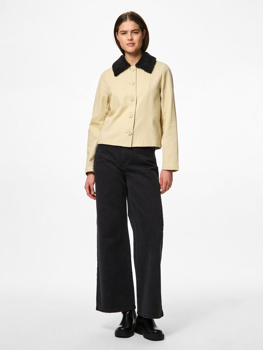 Carousel image - PCJACKIE SPIJKERJAS, Beige | 3