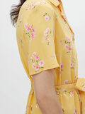 Pieces FLORAL PRINT MIDI DRESS, Banana, highres - 17114093_Banana_853520_007.jpg