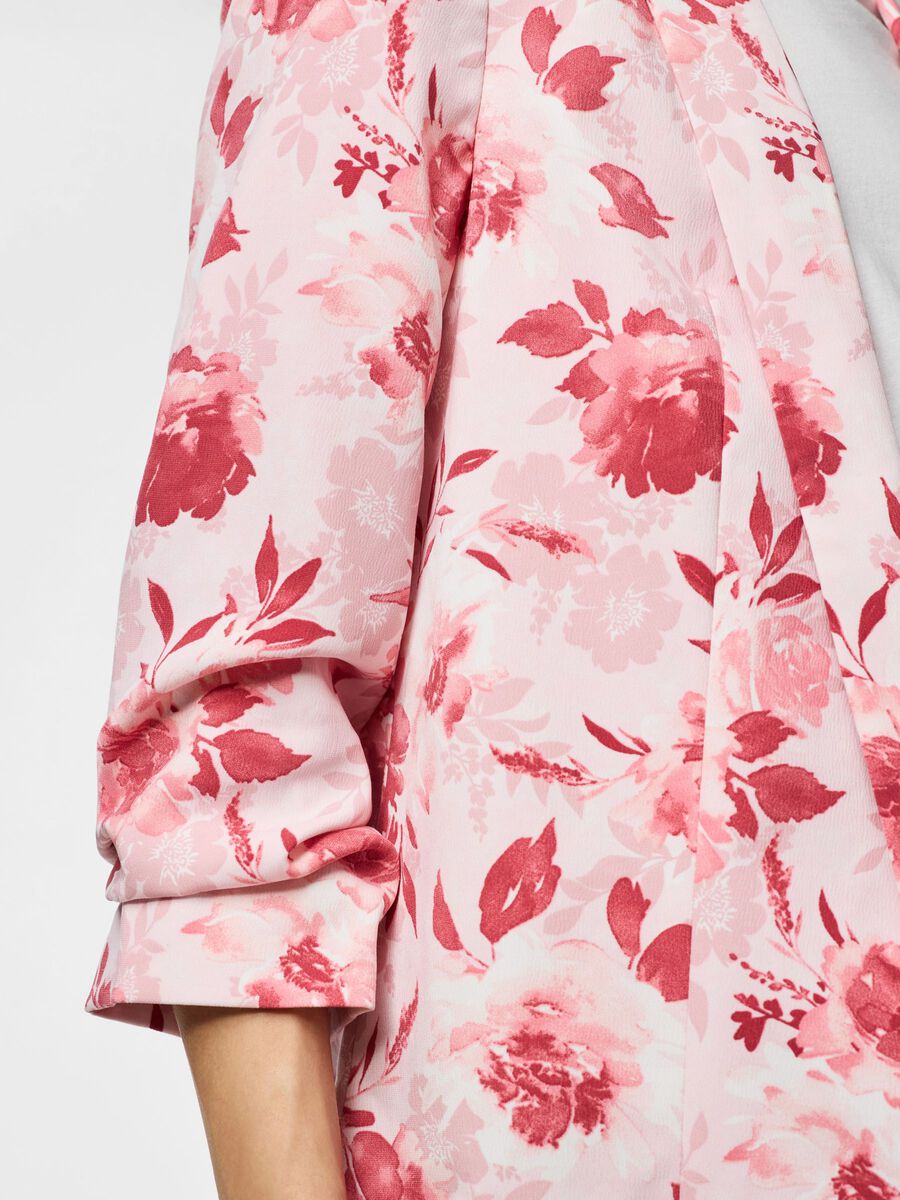 Carousel image - PCBOSELLA - LONGUEUR 3/4 - IMPRIM&Eacute; BLAZER, Cloud Dancer | 4