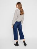 Pieces MANCHES BOUFFANTES, COTON SWEAT-SHIRT, Light Grey Melange, highres - 17106314_LightGreyMelange_004.jpg